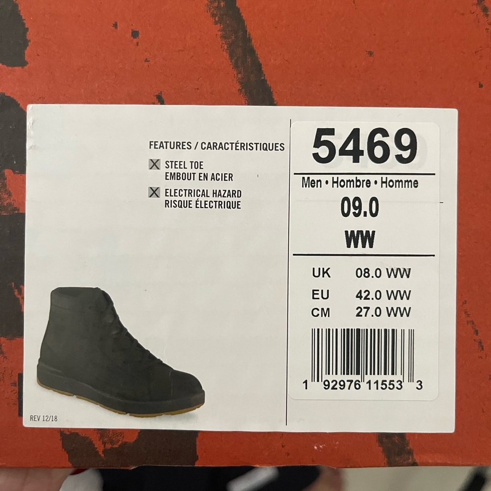 Men’s Steel Toe Electrical Hazard Work Boots